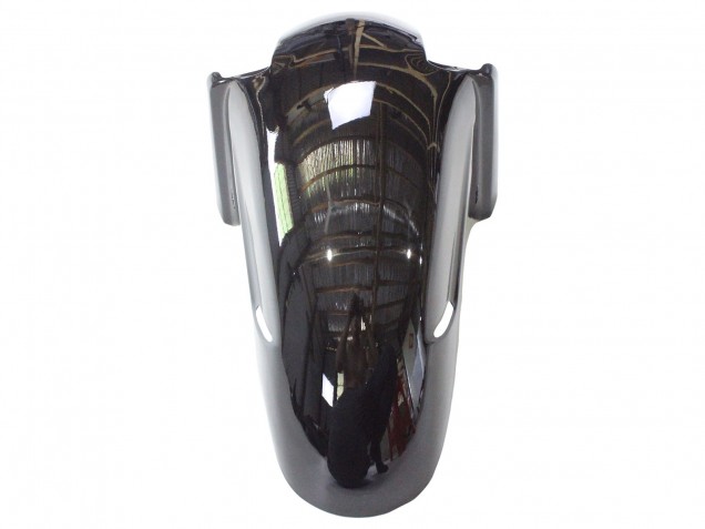 1996-2007 Honda CBR1100XX Blackbird Motorcycle Fairing - Glossy Black Green Flame UK