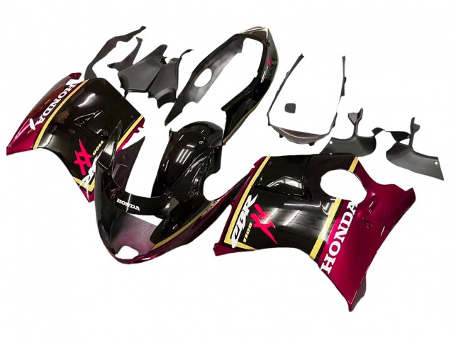 1996-2007 Honda CBR1100XX Blackbird Motorcycle Fairings - Glossy Black Red Yellow UK