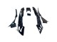 1991-1994 Honda CBR600 F2 Motorcycle Fairings - Silver Glossy Black UK
