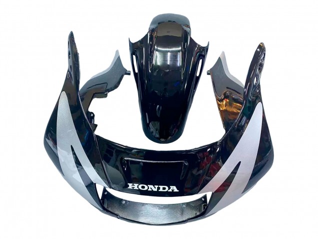 1991-1994 Honda CBR600 F2 Motorcycle Fairings - Silver Glossy Black UK