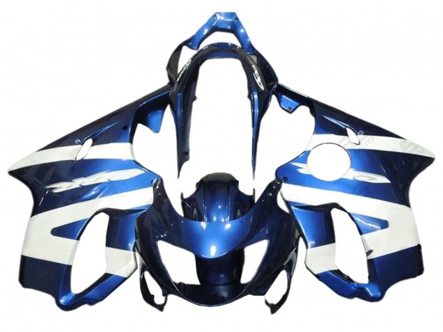 1999-2000 Honda CBR600 F4 Motorcycle Fairings - White Blue UK