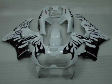Buy 1994-1995 Honda CBR900RR 893 Motorcycle Fairings - White Glossy Black Flame UK