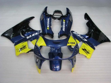 Buy 1994-1995 Honda CBR900RR 893 Motorcycle Fairings - Blue Yellow Glossy Black UK