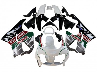 Buy 1996-1997 Honda CBR900RR 893 Motorcycle Fairings - White Green Grey Glossy Black Castrol UK