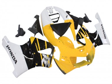 Buy 1998-1999 Honda CBR900RR 919 Motorcycle Fairings - White Yellow Glossy Black UK