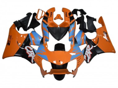 Buy 1998-1999 Honda CBR900RR 919 Motorcycle Fairings - Orange Blue Matte Black UK