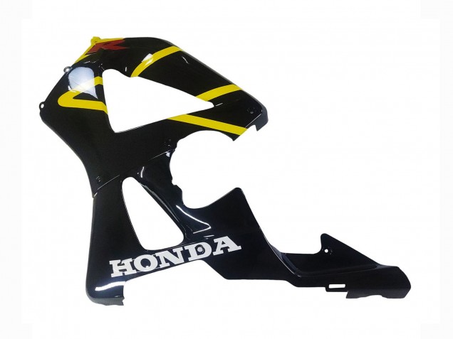 2000-2001 Honda CBR900RR 929 Motorcycle Fairings - Yellow Glossy Black UK