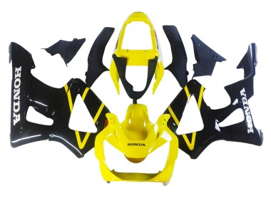Buy 2000-2001 Honda CBR900RR 929 Motorcycle Fairings - Yellow Glossy Black UK