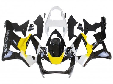 Buy 2000-2001 Honda CBR900RR 929 Motorcycle Fairings - White Yellow Glossy Black UK