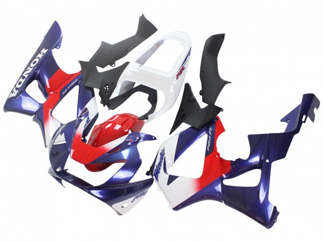 2000-2001 Honda CBR900RR 929 Motorcycle Fairings - White Red Blue UK