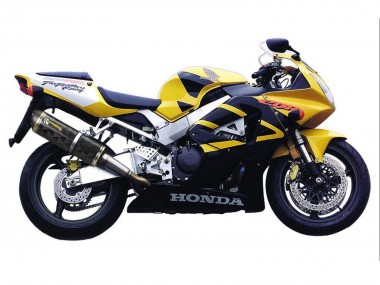 Buy 2000-2001 Honda CBR900RR 929 Motorcycle Fairings - Yellow Dark Blue UK