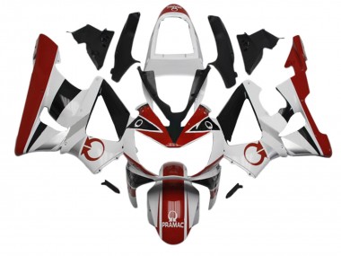 Buy 2000-2001 Honda CBR900RR 929 Motorcycle Fairings - White Red Glossy Black Pramac UK