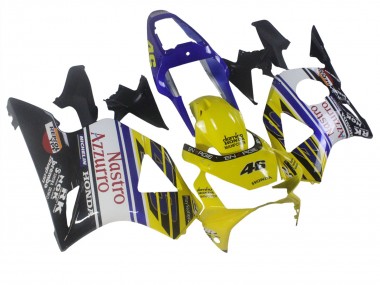 Buy 2002-2003 Honda CBR900RR 954 Motorcycle Fairings - Blue Yellow Glossy Black Red Nastro Azzurro 46 UK
