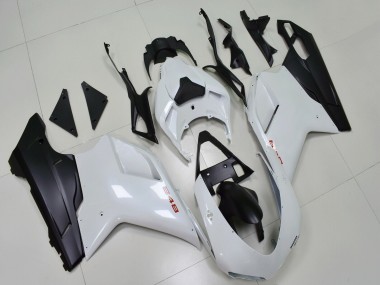 Buy 2007-2014 Ducati 848 Motorcycle Fairings - White Matte Black UK