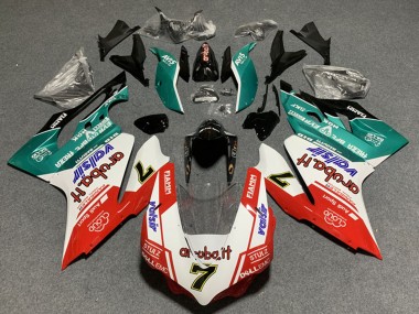 Buy 2011-2014 Ducati Panigale 899/1199 Motorcycle Fairings - White Red Green Glossy Black Avis Valsir 7 UK