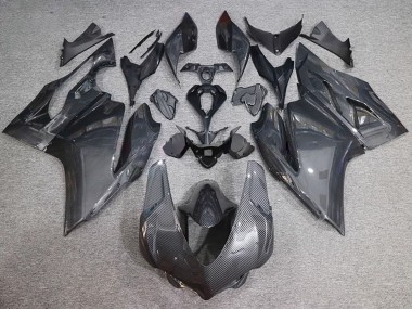 Buy 2015-2020 Ducati 959/1299 Motorcycle Fairings - Black Carbon Fiber Style UK