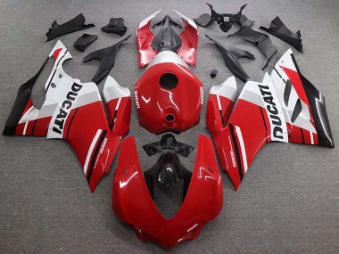 Buy 2015-2020 Ducati 959 Bike Fairings - White Red Glossy Black UK