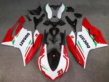 Buy 2015-2020 Ducati 959/1299 Motorcycle Fairings - White Red Green Glossy Black 21 UK