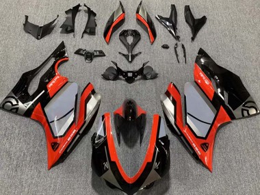 Buy 2015-2020 Ducati 959 Motorcycle Fairings - Silver Red Glossy Black UK