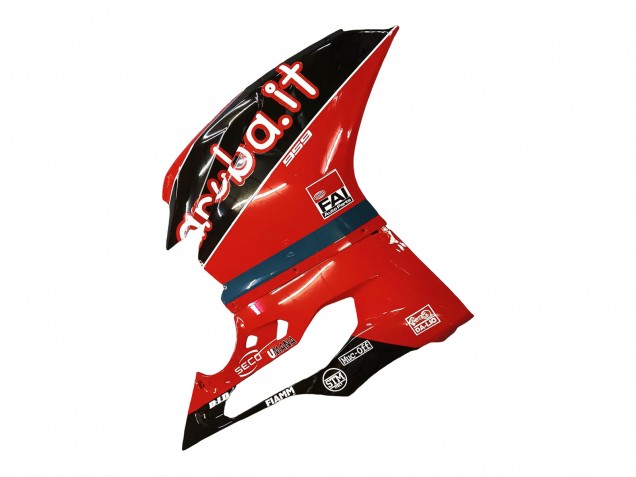2015-2020 Ducati 959/1299 Motorcycle Fairings - Red Glossy Black Fiamm UK