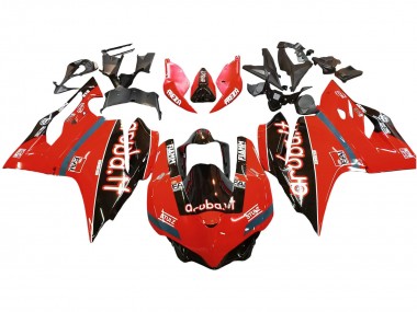 Buy 2015-2020 Ducati 959/1299 Motorcycle Fairings - Red Glossy Black Fiamm UK