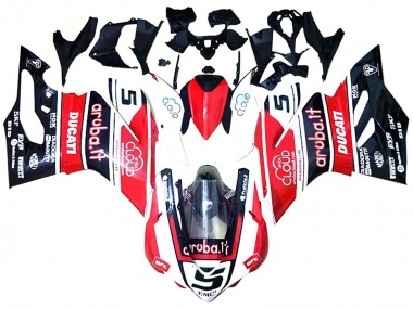 Buy 2015-2020 Ducati 959/1299 Motorcycle Fairings - White Red Glossy Black Aruba 5 UK