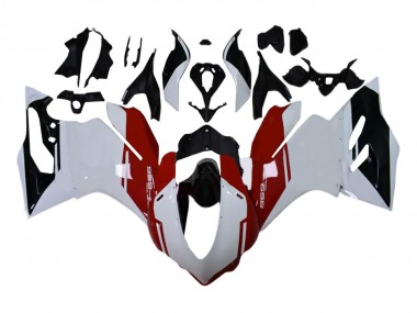 Buy 2015-2020 Ducati 959 Motorcycle Fairings Kits - White Red Glossy Black UK