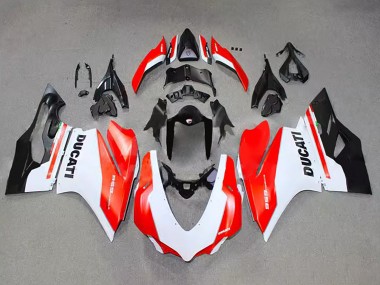 Buy 2015-2020 Ducati 959 Motorcycle Fairing - White Red Glossy Black UK