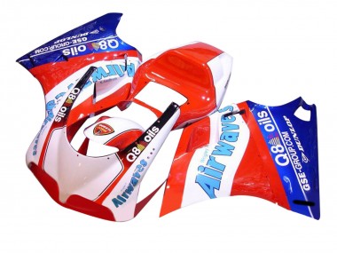 Buy 1993-2005 Ducati 748/916/996/998 Motorcycle Fairings - White Red Blue Air Waves UK