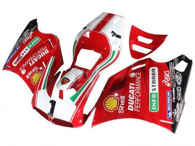 Buy 1993-2005 Ducati 748/916/996/998 Motorcycle Fairings - White Red Yellow Green Glossy Black Performance UK