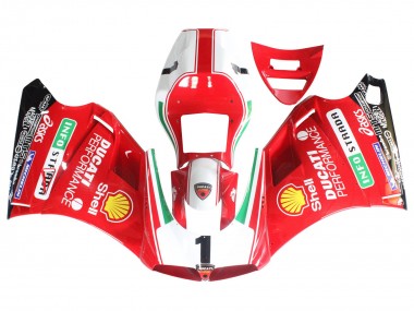 Buy 1993-2005 Ducati 748/916/996/998 Motorcycle Fairings - White Red Yellow Green Glossy Black Performance UK