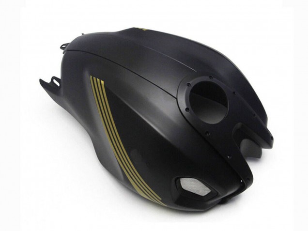 2008-2012 Ducati Monster 696 796 1100 1100S Motorcycle Fairings - Matte Black Gold UK
