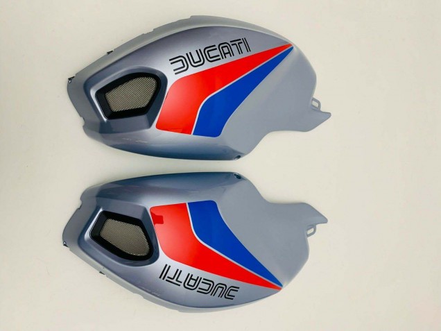 2008-2012 Ducati Monster 696 796 1100 1100S Motorcycle Fairings - Silver Red Blue UK
