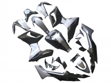 Buy 2002-2006 Honda CBR125R Motorcycle Fairings - Silver Glossy Black UK