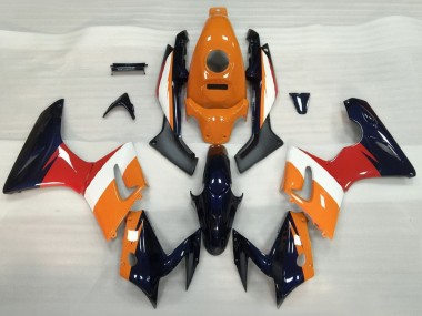 Buy 2002-2006 Honda CBR125R Motorcycle Fairings - Orange White Red Glossy Black UK