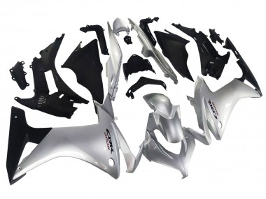 Buy 2013-2015 Honda CBR500R Motorcycle Fairing - Silver Glossy Black UK