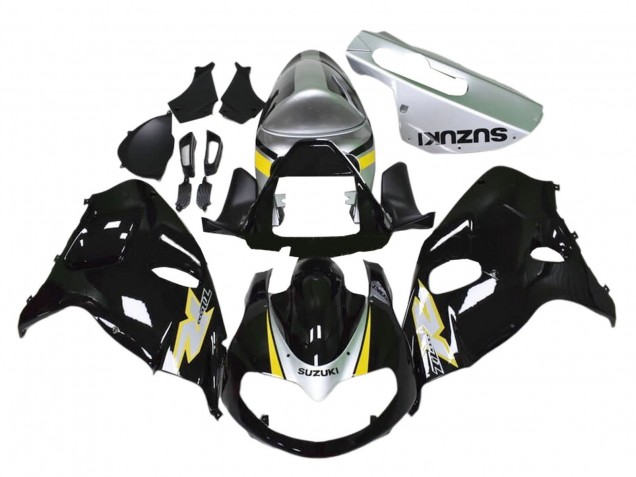 1998-2003 Suzuki TL1000R Motorcycle Fairings - Glossy Black Silver Yellow UK