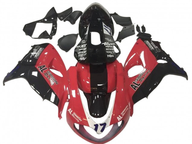 1998-2003 Suzuki TL1000R Motorcycle Fairings - Red Black Racing 17 UK