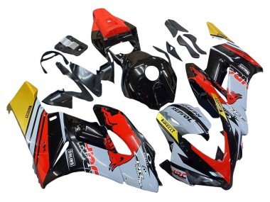 Buy 2004-2005 Honda CBR1000RR Motorcycle Fairings - Yellow Red White Glossy Red Bull Repsol HRC UK