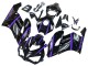 2004-2005 Honda CBR1000RR Motorcycle Fairings - Glossy Black Purple Stripe UK
