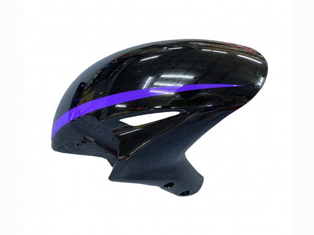 2004-2005 Honda CBR1000RR Motorcycle Fairings - Glossy Black Purple Stripe UK