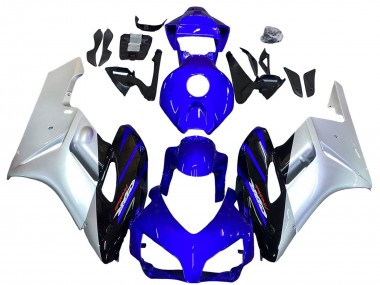 Buy 2004-2005 Honda CBR1000RR Motorcycle Fairings - Silver Blue Glossy Black UK