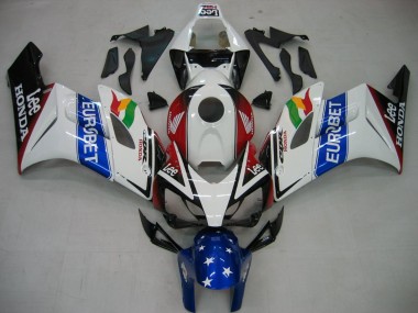 Buy 2004-2005 Honda CBR1000RR Motorcycle Fairings - White Blue Red Glossy Black Star EuroBet Lee UK