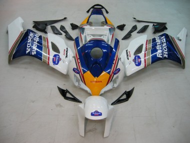 Buy 2004-2005 Honda CBR1000RR Motorcycle Fairings - White Blue Gold Rothmans UK