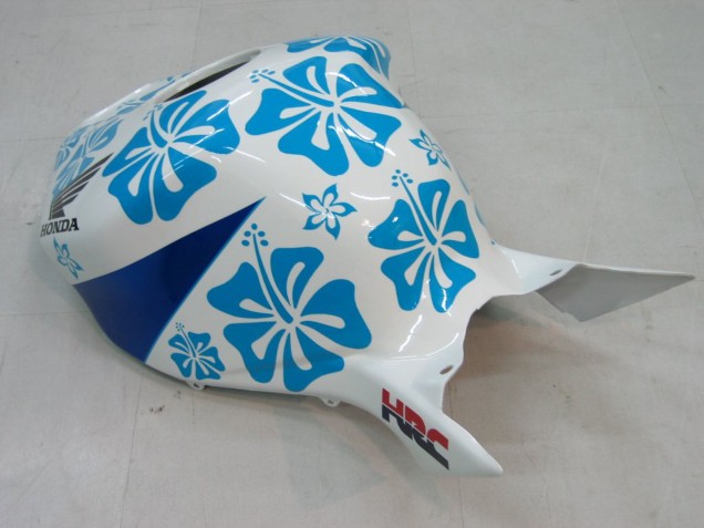 2004-2005 Honda CBR1000RR Motorcycle Fairings - White Blue Snow Nastro Azzurro 46 UK