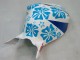 2004-2005 Honda CBR1000RR Motorcycle Fairings - White Blue Snow Nastro Azzurro 46 UK