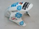 2004-2005 Honda CBR1000RR Motorcycle Fairings - White Blue Snow Nastro Azzurro 46 UK