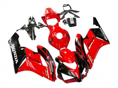 Buy 2004-2005 Honda CBR1000RR Motorcycle Fairings - Red Glossy Black Racing UK