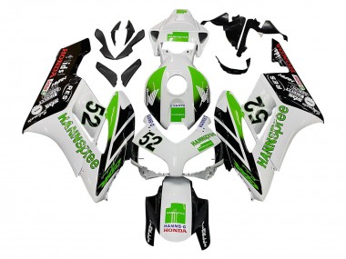Buy 2004-2005 Honda CBR1000RR Motorcycle Fairings - White Green Glossy Black Hannspree 52 UK