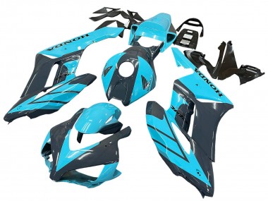 Buy 2004-2005 Honda CBR1000RR Motorcycle Fairings - Light Blue Glossy Black UK